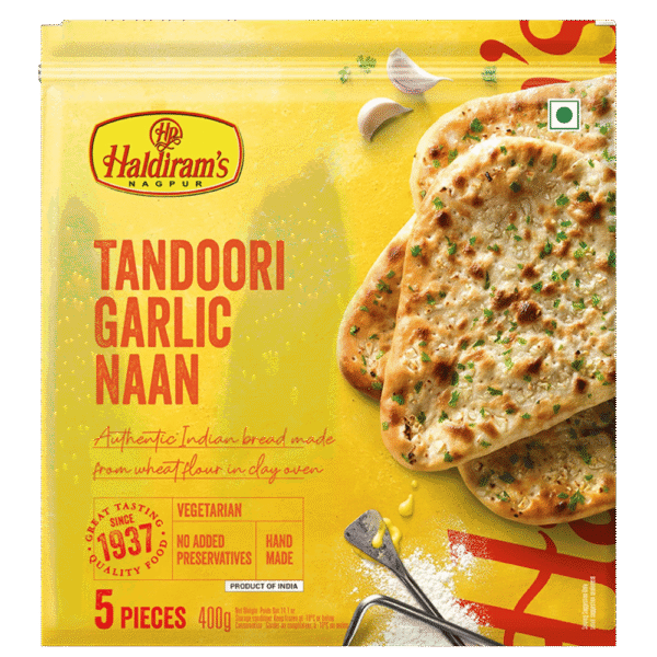 Tandoori Garlic Naan (400g)