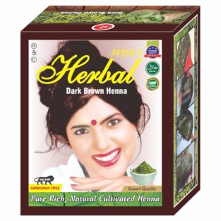 Dark Brown Henna Powder Hair Color