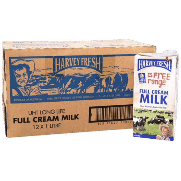 Harvey fresh Full Cream Milk (1liter) 12 packs
