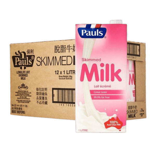 Pauls Skimmed Milk (1liter) 12 packs