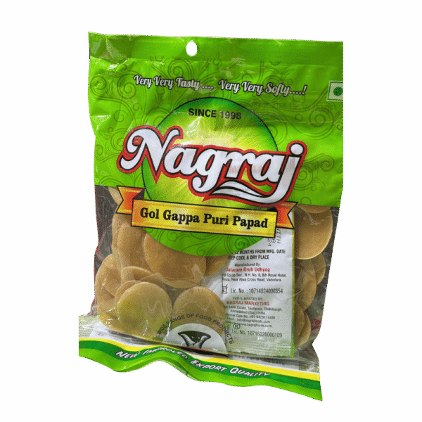 Nagraj Basic Indian Gol Gappa Puri Papad