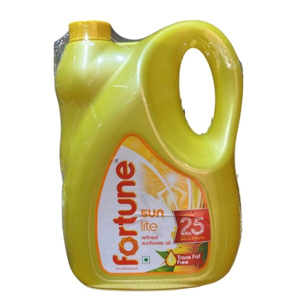 Fortune Sunlite Refined Sunflower Oil (5ltr)