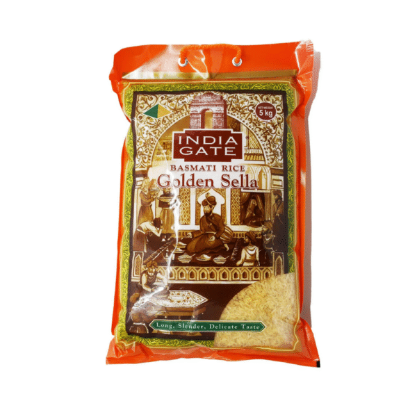 India Gate Golden Sella Basmati Rice (5kg)