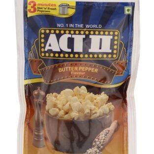 Act ll Instant Popcorn - Butter Pepper, 70g Pouch