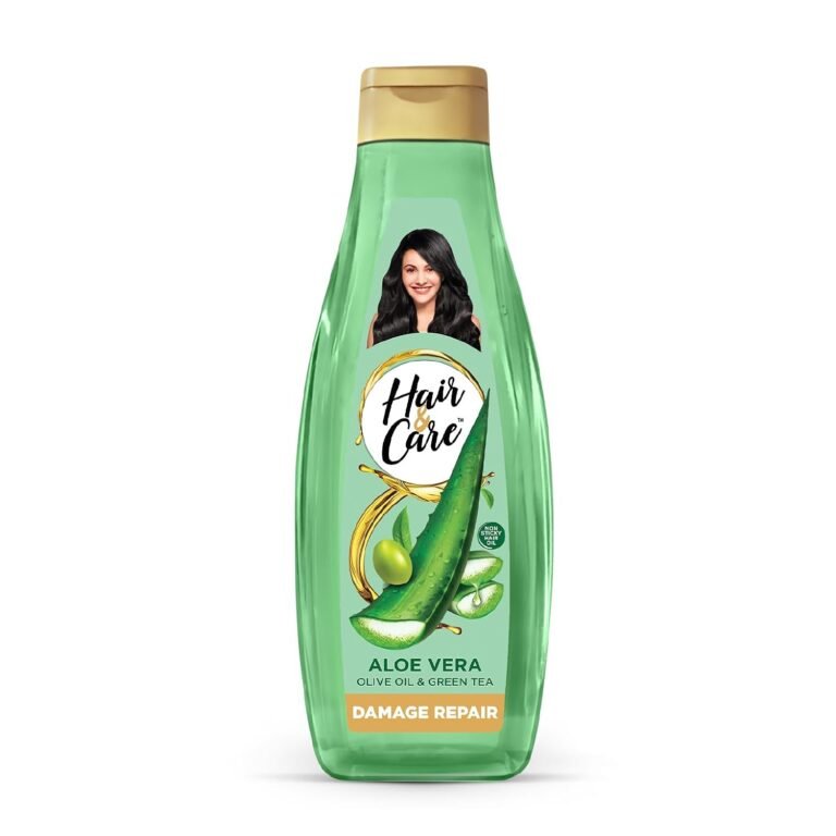 Hair & Care Damage Repair Non-Sticky Hair Oil with Aloe Vera, Olive Oil & Green Tea