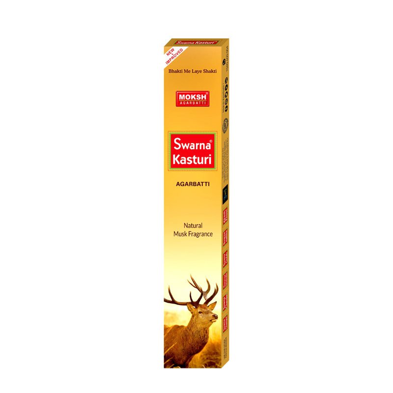 Moksh Swarna Kasturi Agarbatti (Incense Sticks).