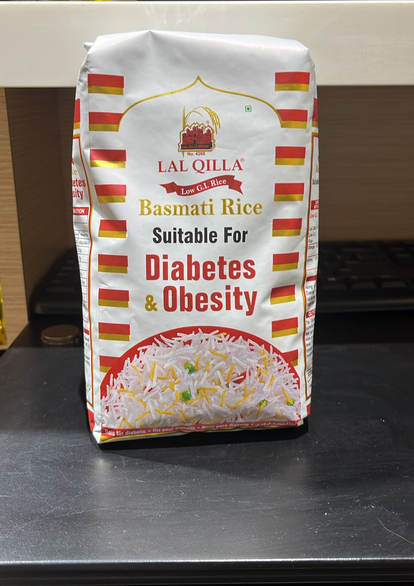 Lal Qilla Low GI Basmati Rice Suitable for Diabetes & Obesity - 1kg