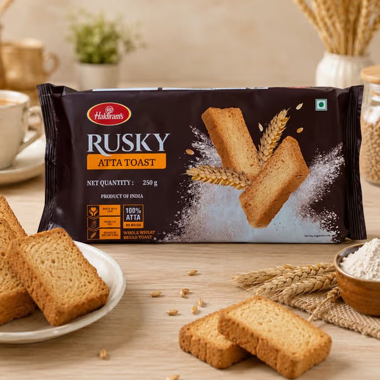 Haldiram Rusk Atta Toast